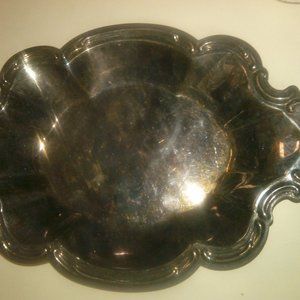 SILVER PLATE VINTAGE TRAY/BOWL